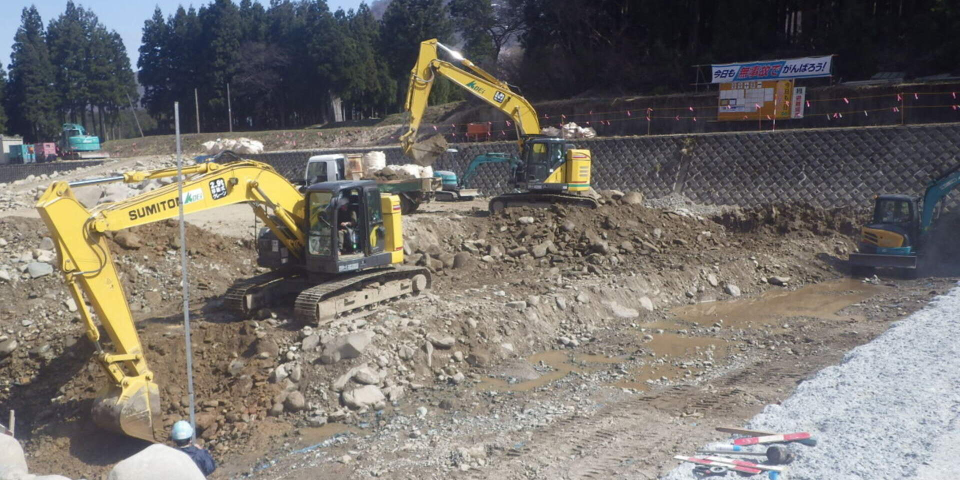 登川河川整備｜株式会社吉澤組